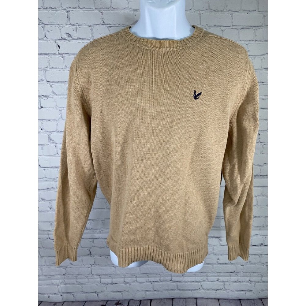 Lyle & Scott Brown 100% Combed Cotton Pullover Long Sleeve Sweater Sweatshirt M